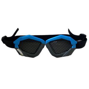 BOOMCo Eye Gear Blue Adjustable Strap Foam Nose Piece Breathable Goggles